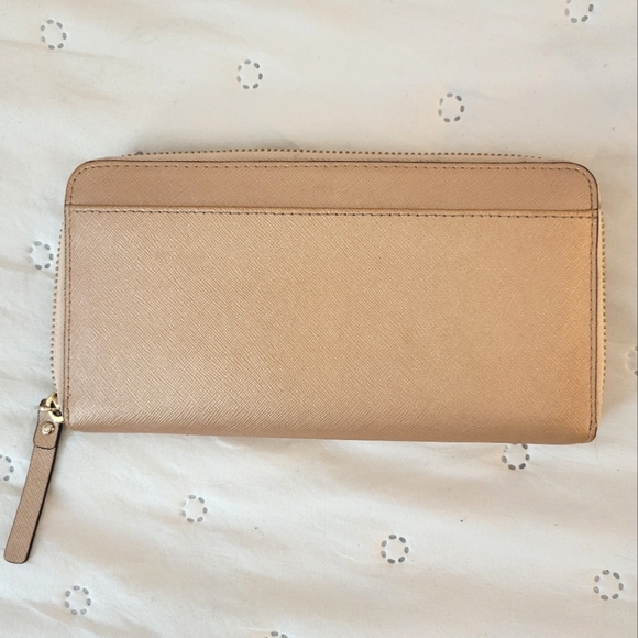 Kate Spade Neda Newbury Lane zip wallet in Rosegold - Picture 2 of 10